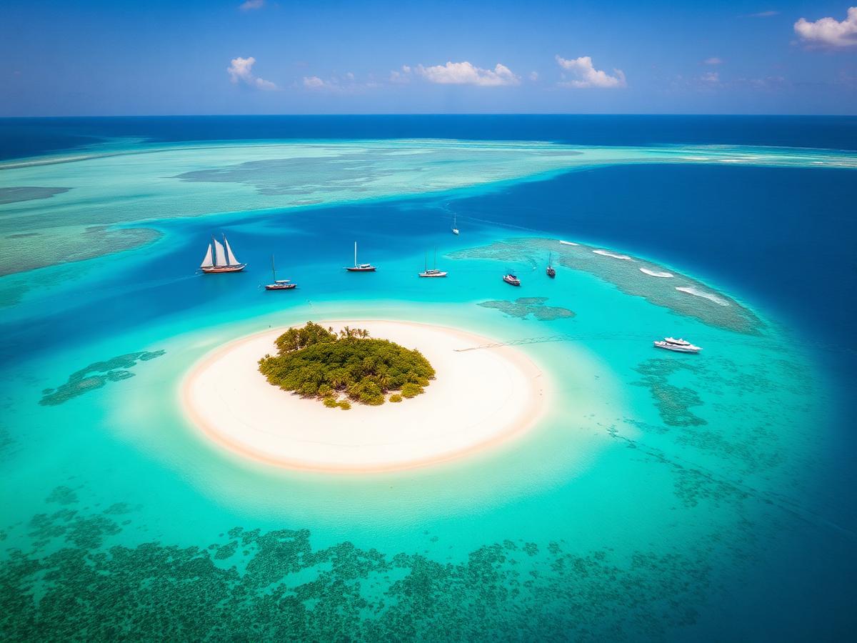 Zanzibar aerial view